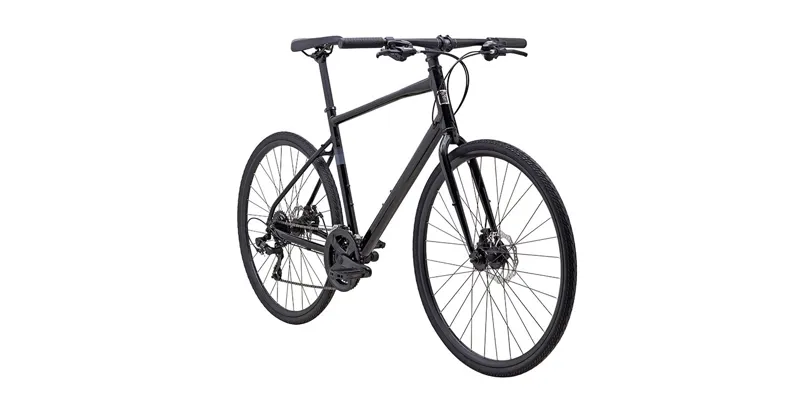 Marin Fairfax 1 Flat Bar Road Bike in Gloss Black/Black-1