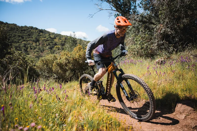 Marin Rift Zone EL XR Mountain Bike in Tan Brown-1