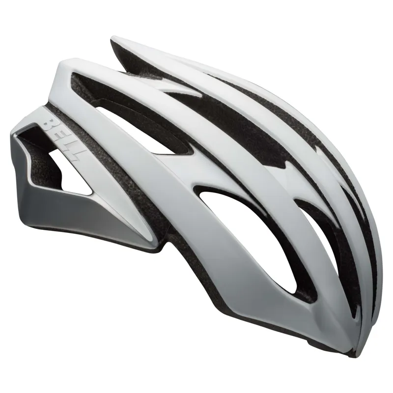 Bell Stratus Mips Road Helmet: Matte/Gloss White/Silver-3