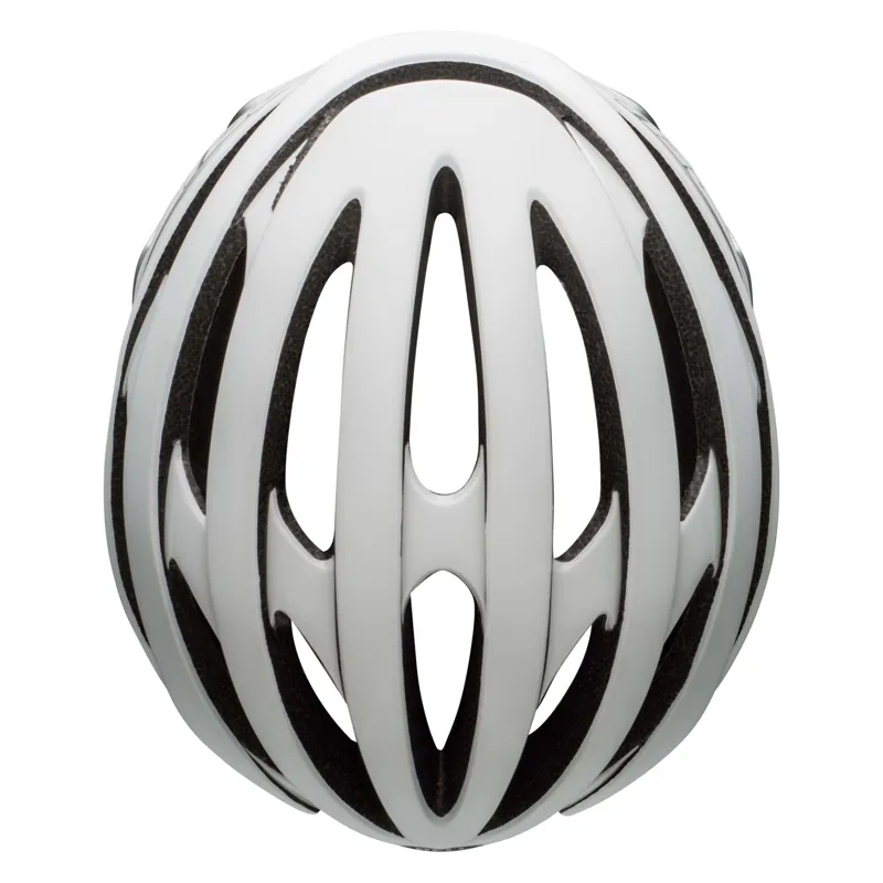 Bell Stratus Mips Road Helmet: Matte/Gloss White/Silver-4