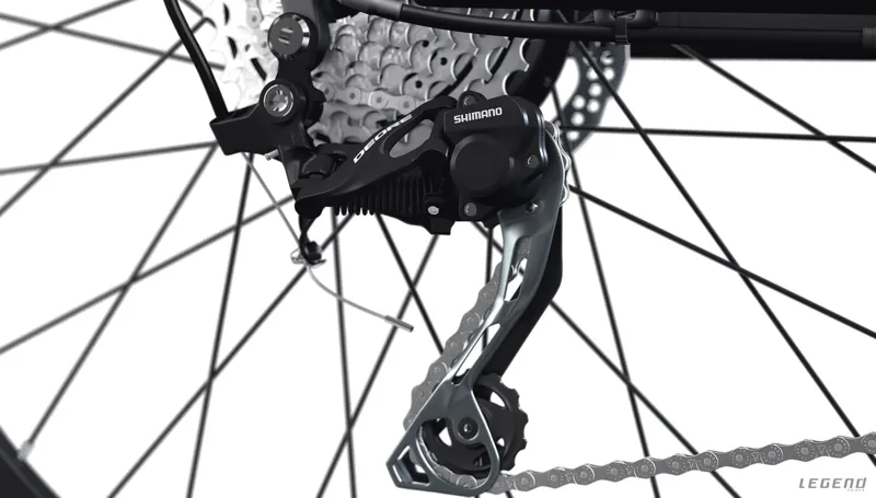 Legend Etna SR 500W Full Suspension Folding Electric Mountain Bike e-MTB 2023 10.5Ah-4