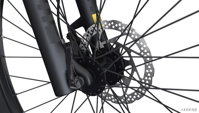 Legend Etna SR 500W Full Suspension Folding Electric Mountain Bike e-MTB 2023 10.5Ah-5