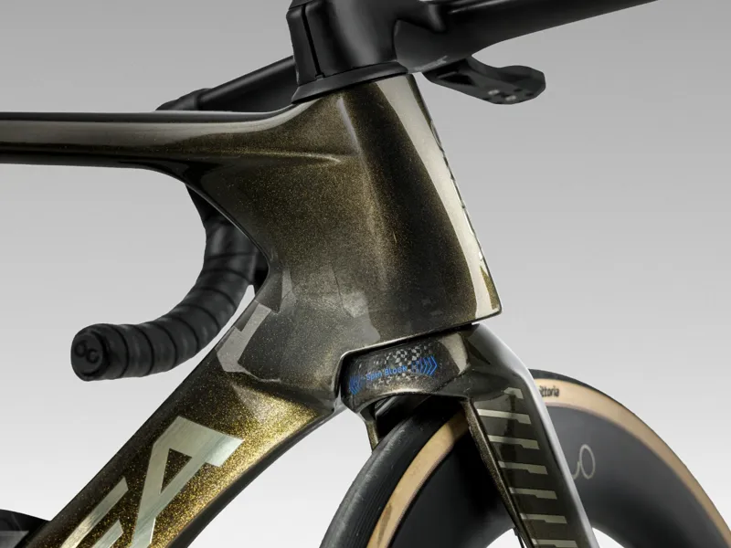 Orbea Orca Aero M22 LTD Road Bike in Magic Gold CView and Titanium-6