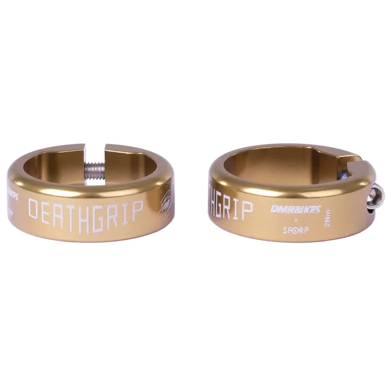 DMR Replacement DeathGrip MTB Bar Grip Collar 2-pack in Kash Bronze-3