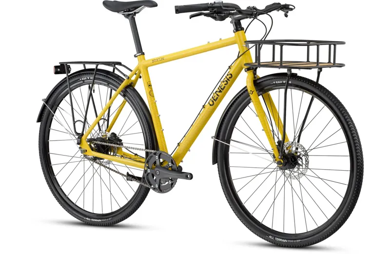 Genesis Brixton Hybrid Commuter Yellow Medium 2023-1