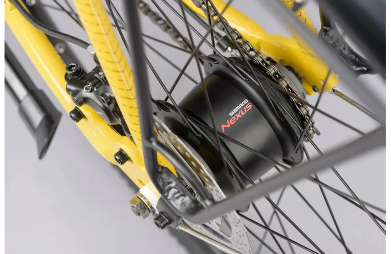 Genesis Brixton Hybrid Commuter Yellow Medium 2023-4