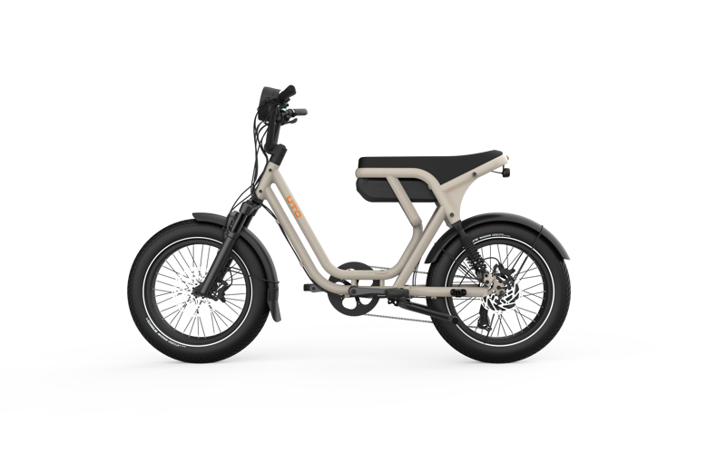 UTO OG200 Two-Seater Cargo Electric Bike Desert Sand-3