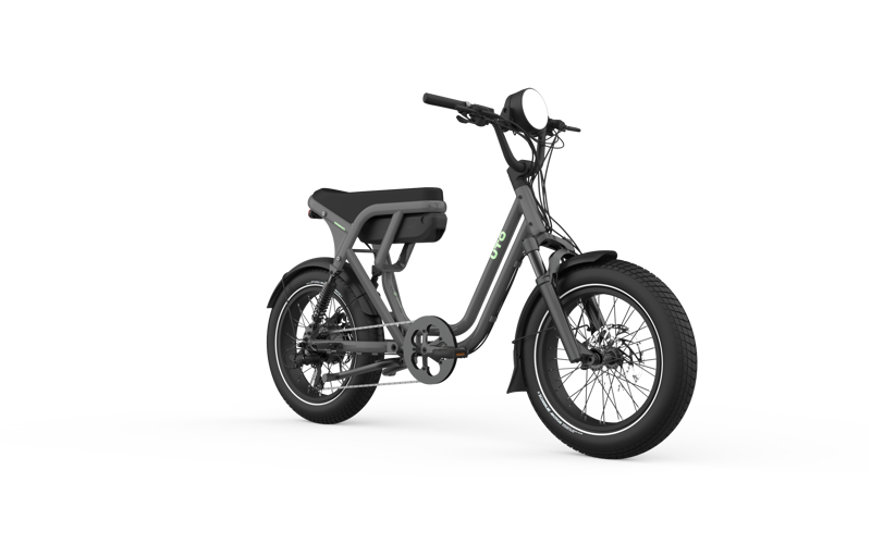 UTO OG200 Two-Seater Cargo Electric Bike Graphite Grey-1