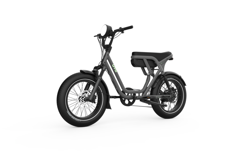 UTO OG200 Two-Seater Cargo Electric Bike Graphite Grey-2