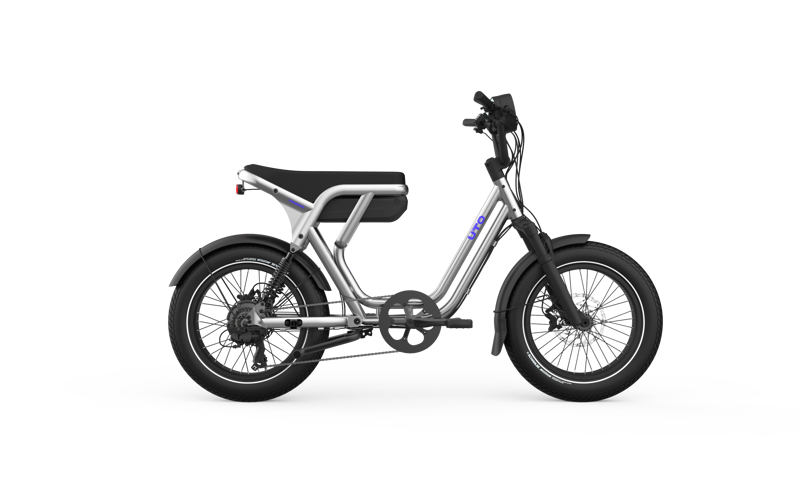 UTO OG200 Two-Seater Cargo Electric Bike Metallic