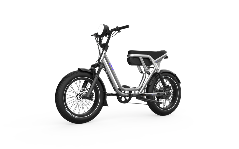 UTO OG200 Two-Seater Cargo Electric Bike Metallic-3