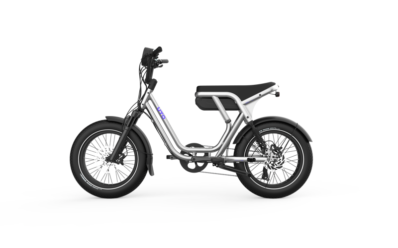 UTO OG200 Two-Seater Cargo Electric Bike Metallic-4
