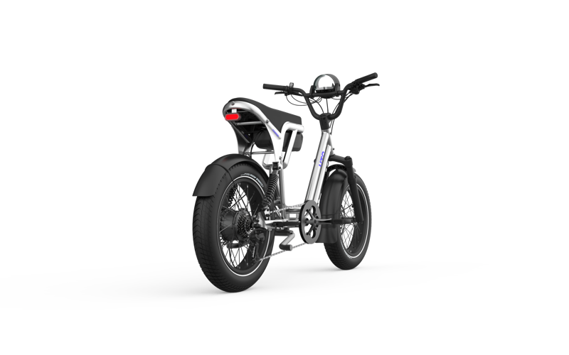 UTO OG200 Two-Seater Cargo Electric Bike Metallic-5