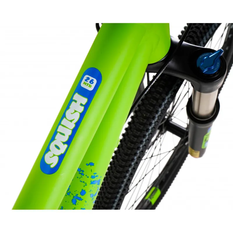 Squish 13/26 Childrens Mountain Bike in Green-4