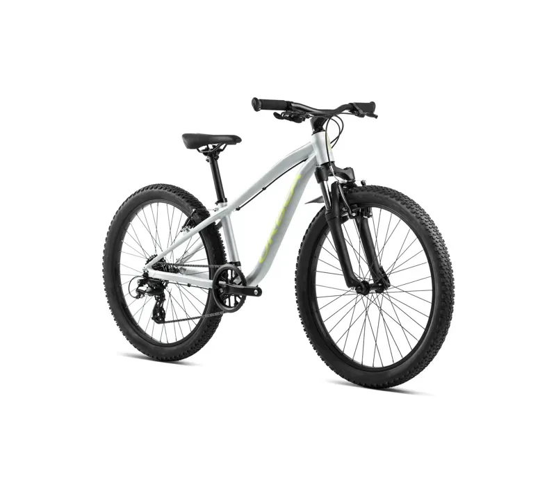 Orbea Mx 24 Xc Junior Bike In Halo Silver/Spicy Lime-2
