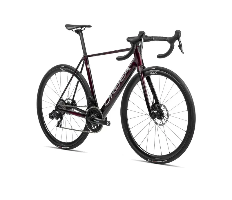 Orbea Orca M21eteam Pwr Road Bike In Wine Red/Titanium-2