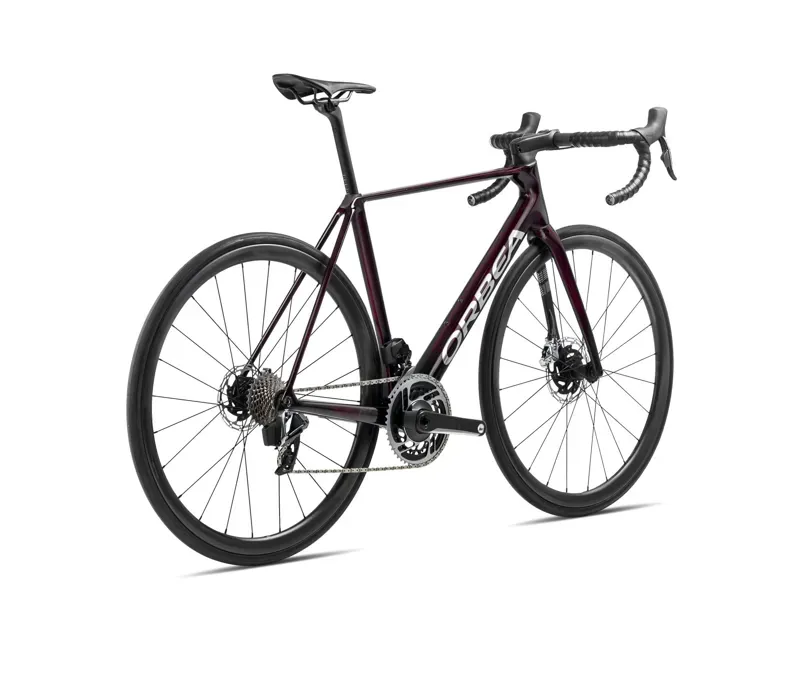 Orbea Orca M11eltd Pwr Road Bike In Wine Red/Titanium-3