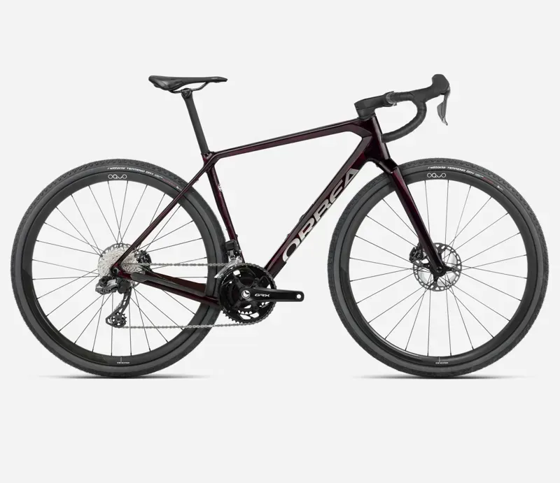 Orbea Terra M20iTeam Road Bike In Wine Red Carbon View Gloss