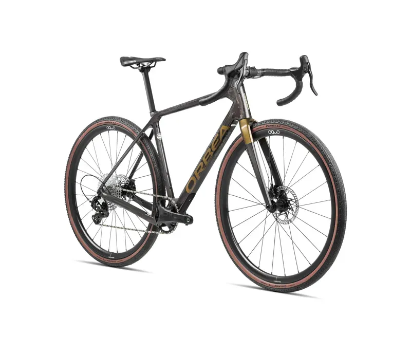 Orbea Terra M30Team Gravel Bike In Cosmic Carbon/Metallic Olive Green-1