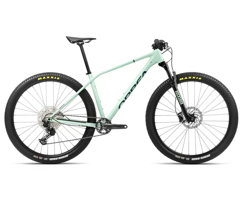 Orbea Alma H20 Hardtail Mountain Bike in Ice Green/Blue
