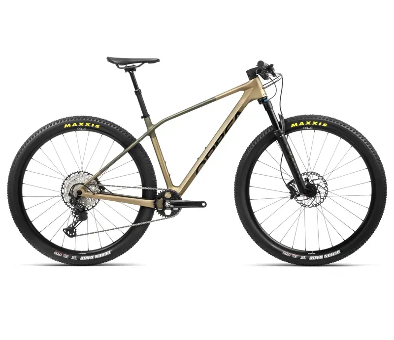 Orbea Alma M20 Mountain Bike In Baobab Brown/Green Gold