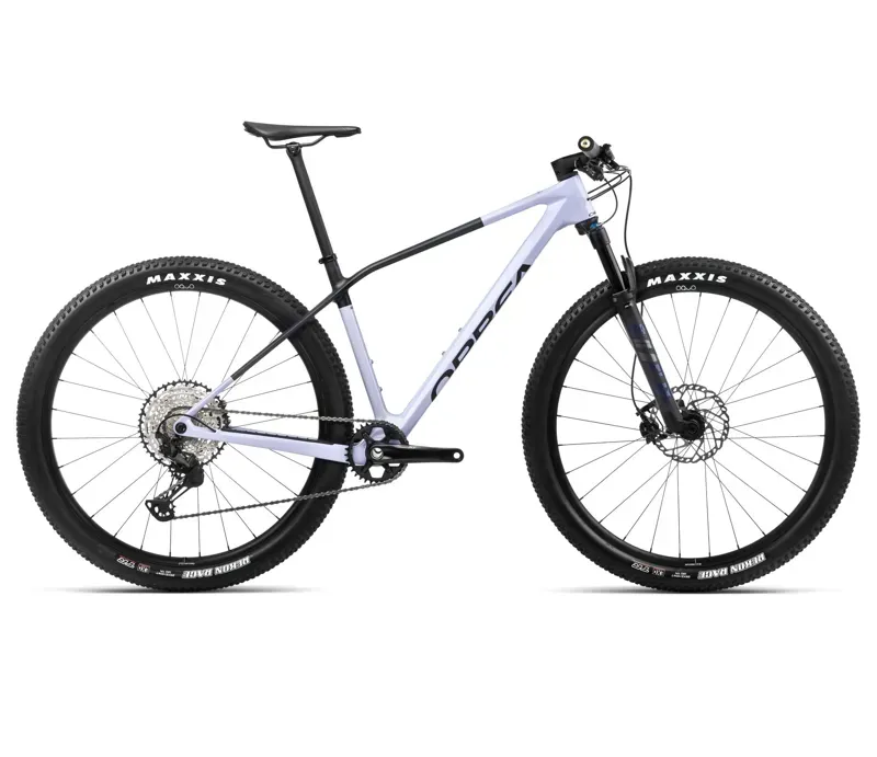 Orbea Alma M-Elite Mountain Bike In Digital Lavender/Carbon Raw