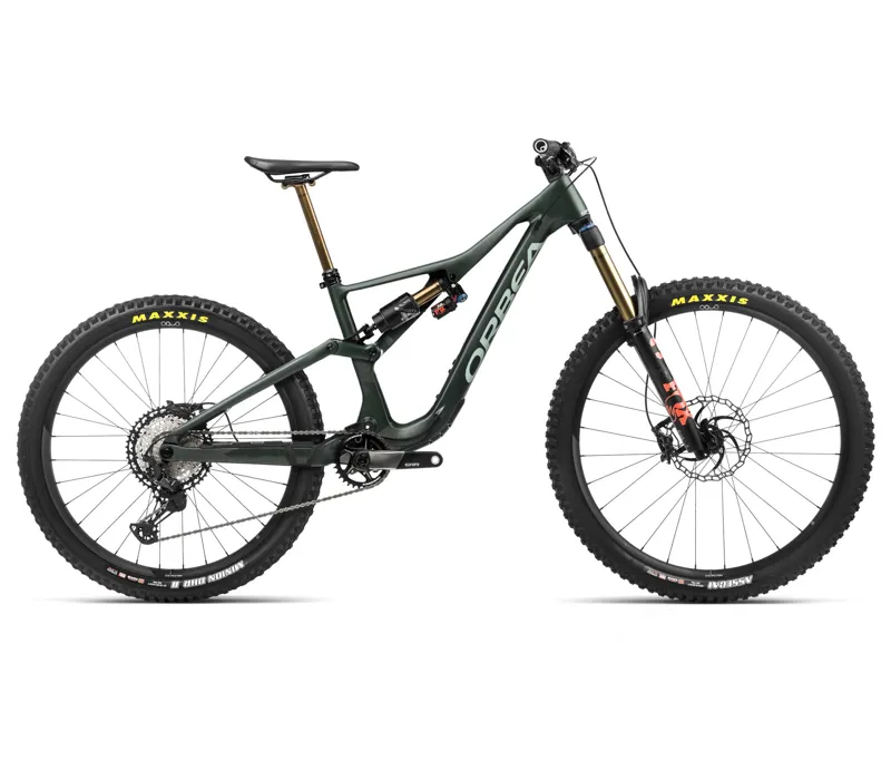 Orbea Rallon M-Team Mountain Bike In Forest Green Carbon/Blue Stone