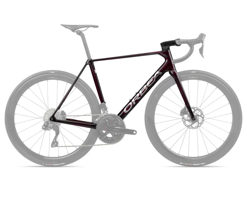 Orbea Orca Omr Road Bike Frameset in Wine Red/Titanium