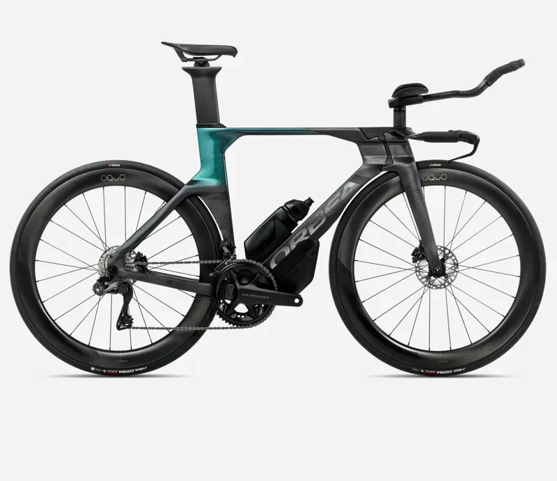 Orbea Ordu M20iltd Triathlon Bike In Diamond Carbon View Matt/Evasion Green Gloss