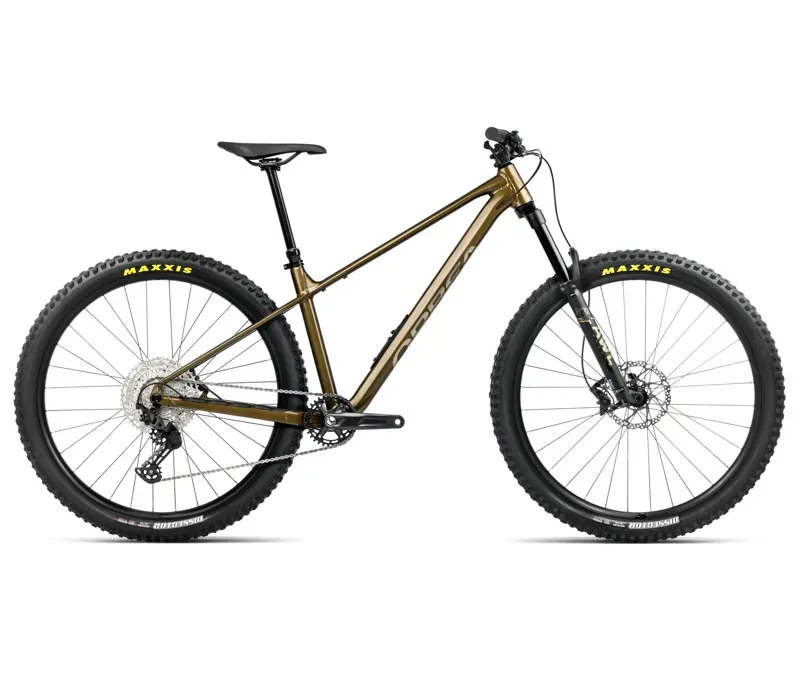 Orbea Laufey H10 Mountain Bike In Metallic Olive Green/Titanium Black Gloss
