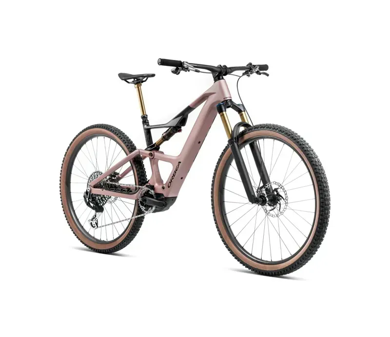 Orbea Rise SL M-Ltd 630W Electric Mountain Bike Desert Rose in Carbon Raw Matt-2