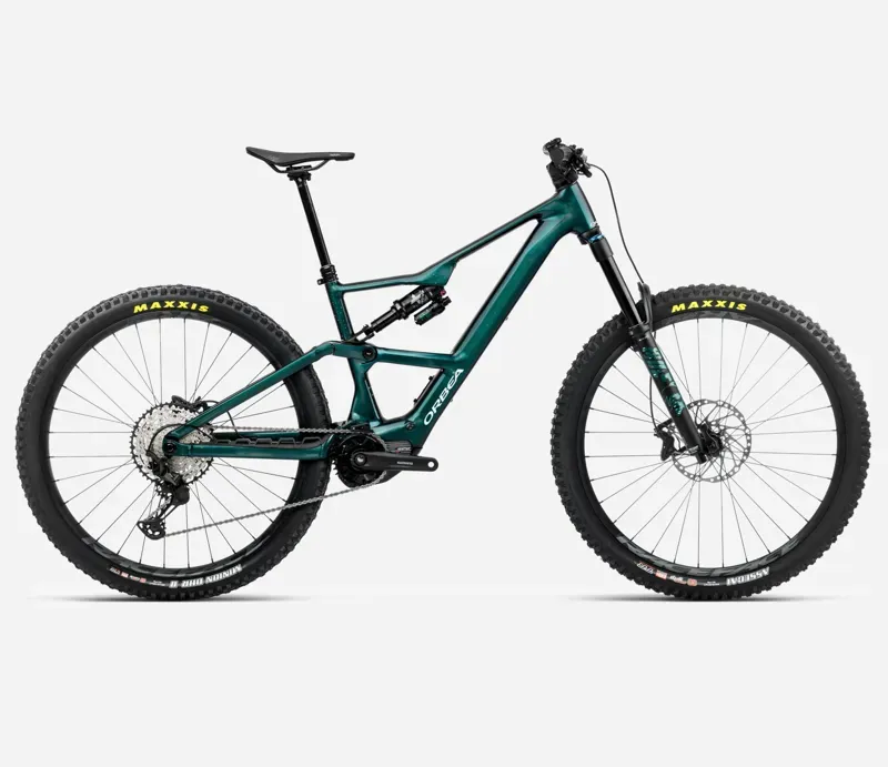 Orbea Rise Lt H10 E-Mountain Bike In Escape Green-Splash Ice Green Gloss