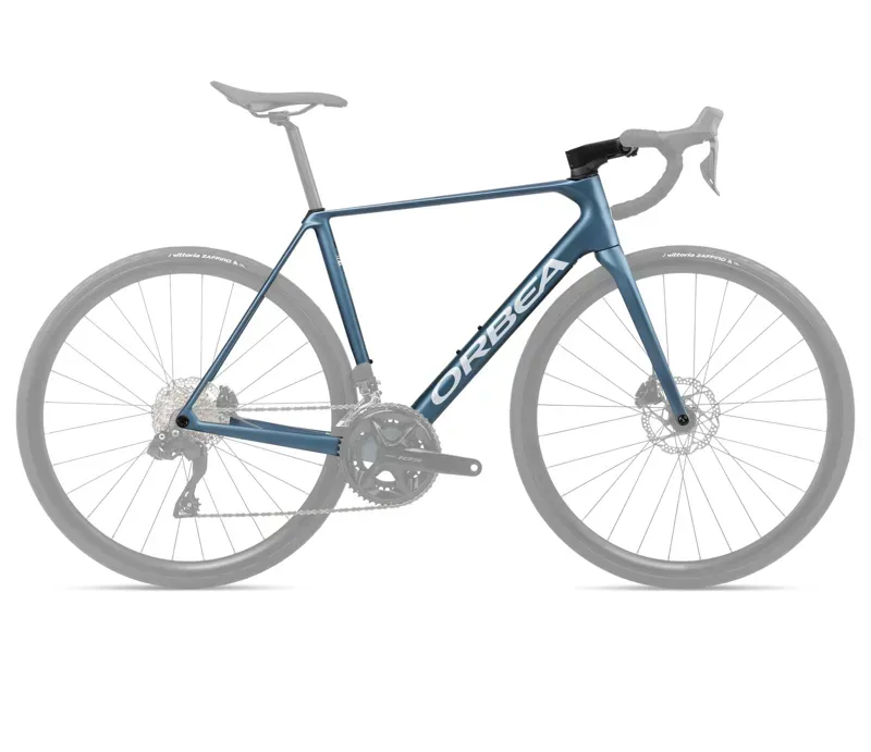 Orbea Orca Omr Road Bike Frameset In Slate Blue/Halo Silver Matt