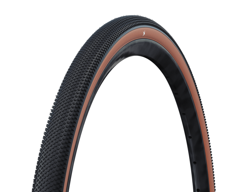 Schwalbe G-One Allround RaceGu. 700c Fld. TLE Tire in Black/Bronze-2