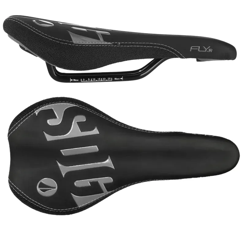 SDG Fly Junior Steel Rail Saddle in Black