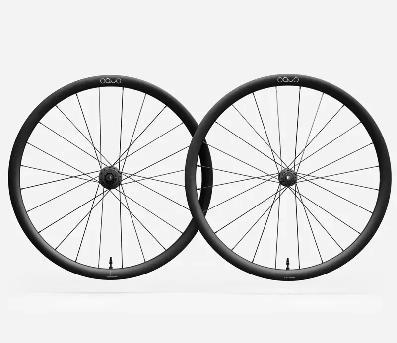 Oquo RP35Pro Shimano Hg Wheel Set In Black Matt