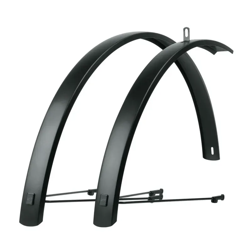 SKS EDGE AL 28 Aluminium Mudguard Set: BLACK 28