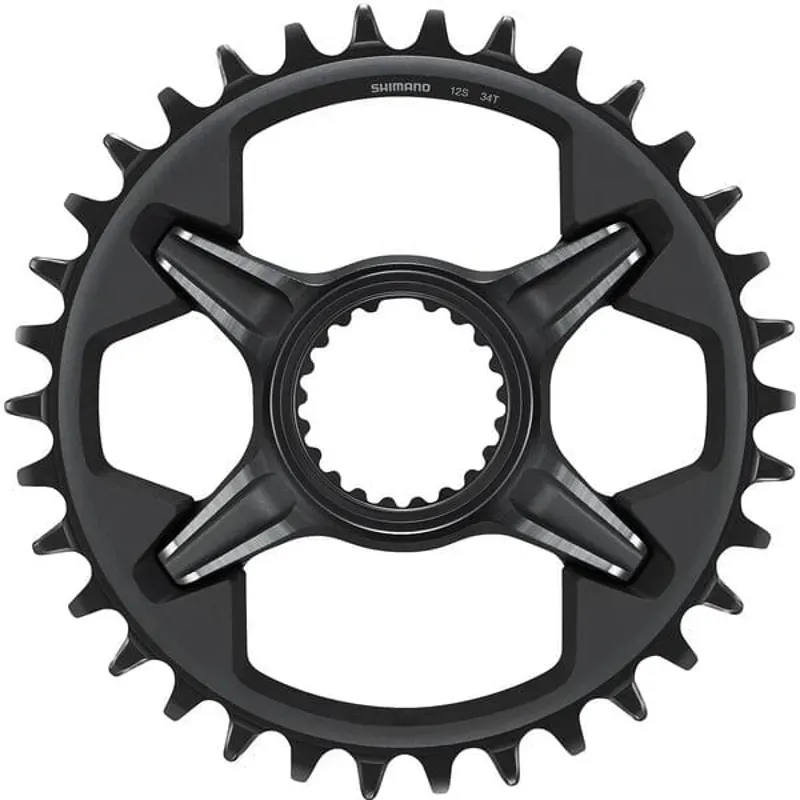 C/RING CRM85 XT 12spd Single 34T Silver/ Black 34 teeth
