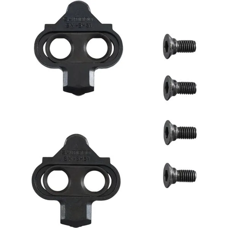 Shimano Spares SPRE SH51 Cleat Single Release Pair in Black