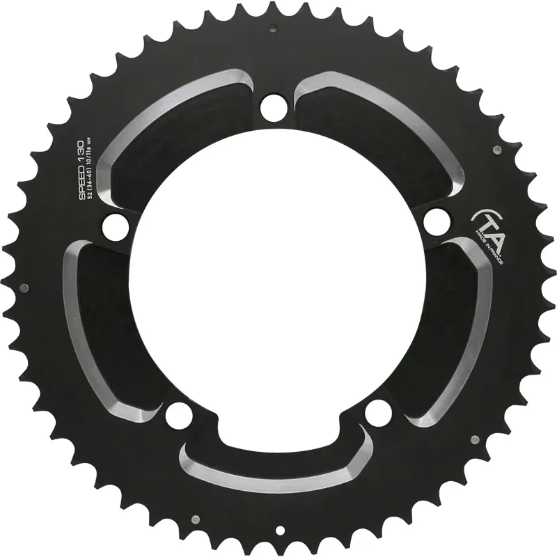 TA Speed 2 130-pcd 10/11x Chainrings in Black