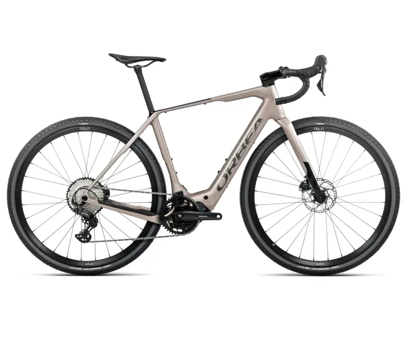 Orbea Denna M30 E-Road Bike In Nickel Matt/Carbon Raw Gloss