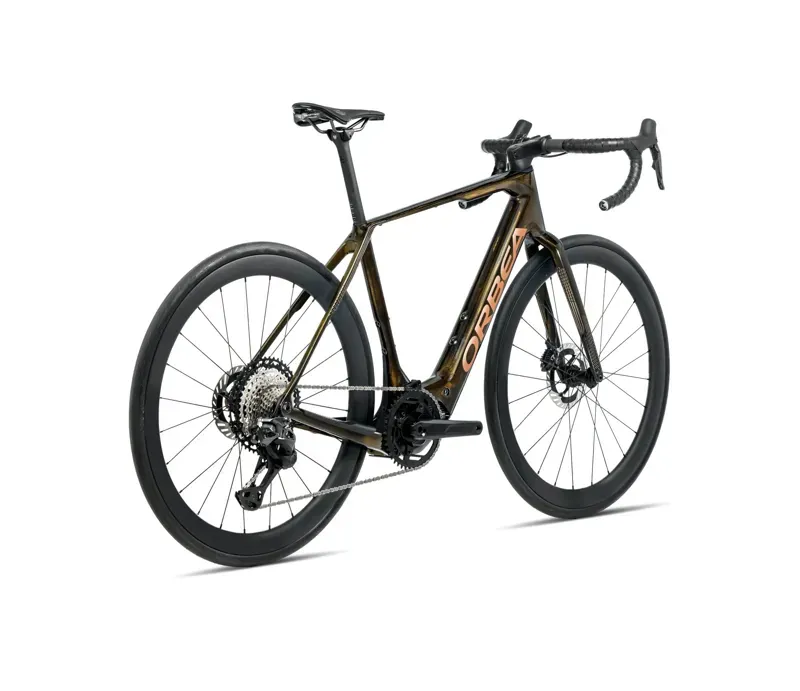 Orbea Denna M30 E-Road Bike In Caramel Carbon View/Golden Sand Gloss-2
