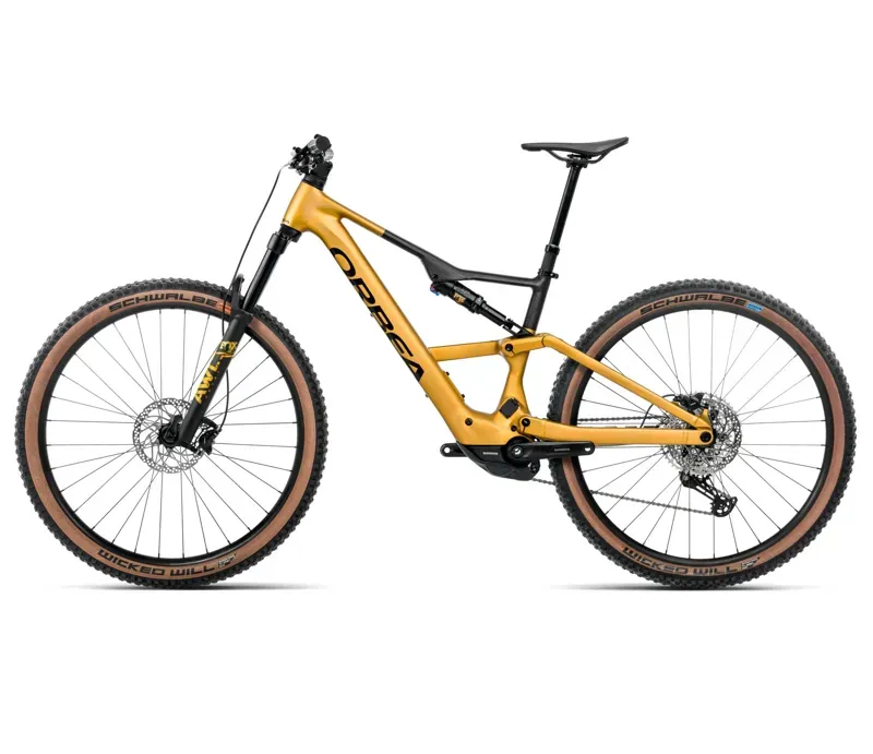 Orbea Rise SL H30 E-MTB in Bumblebee Yellow-Black Matt-1