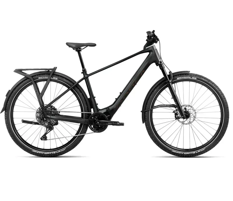 Orbea Kemen Adv 10 E-Hybrid Bike In Diamond Black Matt Gloss