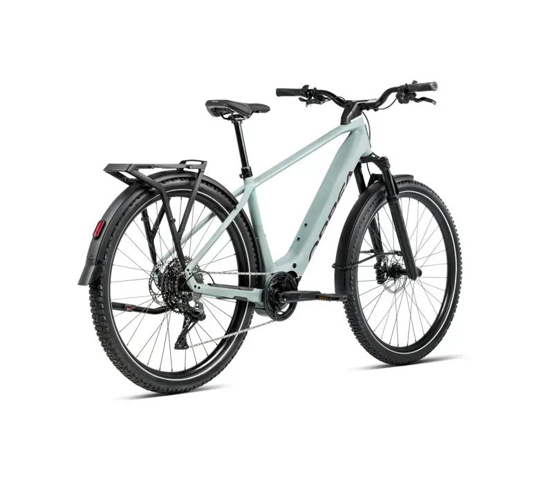 Orbea Kemen Adv 10 E-Hybrid Bike In Blue Stone Matt/Burgundy Gloss-2