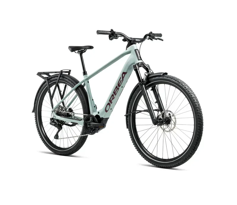 Orbea Kemen Adv 10 E-Hybrid Bike In Blue Stone Matt/Burgundy Gloss-1