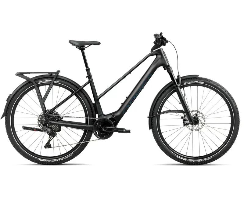 Orbea Kemen Adv 10 Mid E-Hybrid Bike in Diamond Black Matt-Gloss