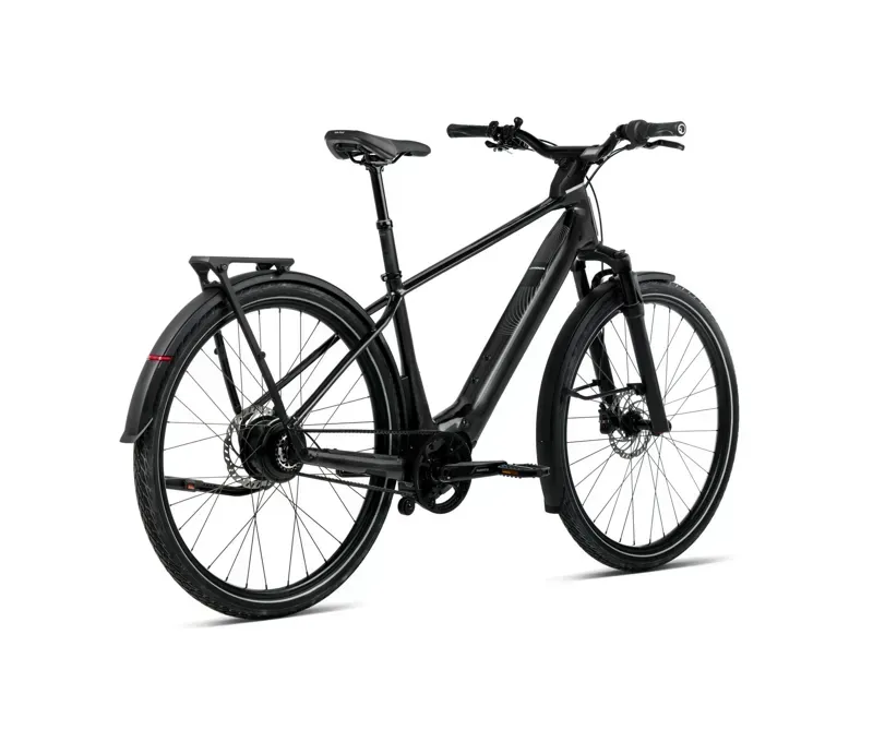 Orbea Kemen Tour 30 E-Hybrid Bike in Diamond Black Gloss-2