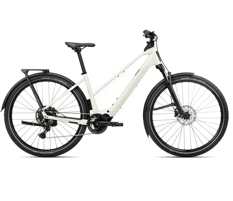 Orbea Kemen Tour 30 Mid E-Hybrid Bike in Ivory White Gloss