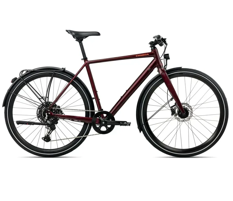 Orbea Vector 15 EQ Hybrid Bike in Metallic Burgundy Red Gloss